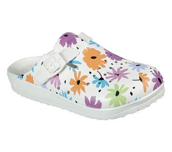 White / Multicolor Skechers Foamies: Cali Breeze 2.0 - Utopia | 3196A_USA