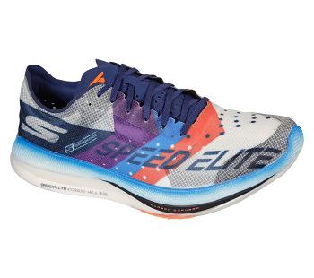 White / Multicolor Skechers GO RUN Speed Elite Hyper | 48890_USA