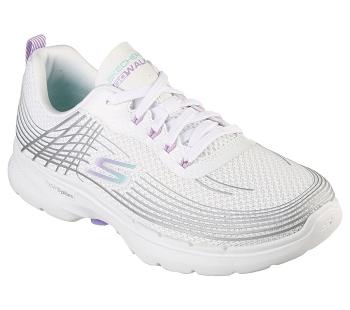 White / Multicolor Skechers GO WALK 6 - Stunning Glow | 5798A_USA