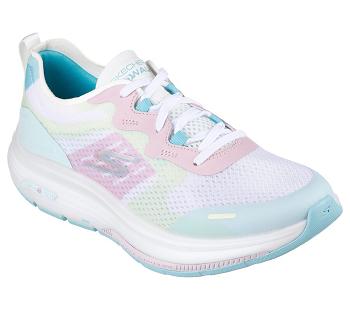 White / Multicolor Skechers GO WALK Workout Walker - Galaxy Motion | 2598A_USA