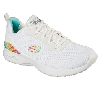 White / Multicolor Skechers Skech-Air Dynamight - Groovy Path | 3798K_USA