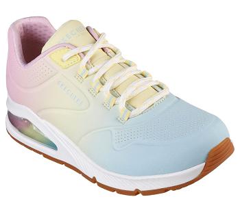 White / Multicolor Skechers Uno 2 - Ombre Away | 2149D_USA