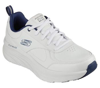 White / Navy Skechers D'Lux Walker - Parowan | 5875Q_USA