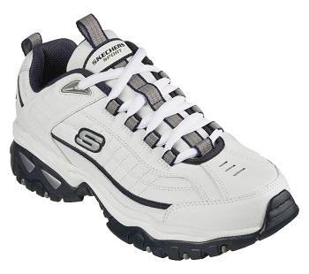 White / Navy Skechers Energy - After Burn | 3914L_USA