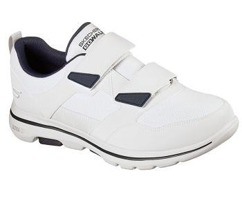 White / Navy Skechers GOwalk 5 - Wistful | 4081Q_USA