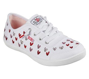White / Red / Pink Skechers JGoldcrown: BOBS B Cute - Love Brigade | 2374L_USA