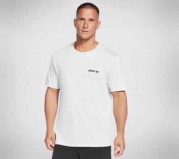 White Skechers Apparel DRI-RELEASE SKX | 3014A_USA