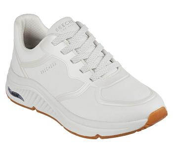 White Skechers Arch Fit: S-Miles - Mile Makers | 4138W_USA