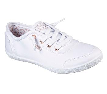 White Skechers BOBS B Cute | 2824C_USA