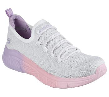 White Skechers BOBS B Flex - Color Optics | 1098L_USA