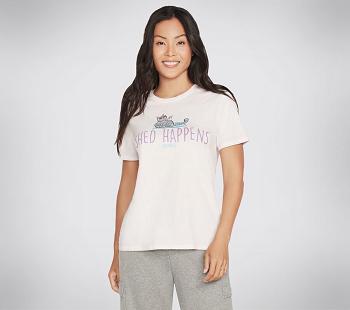 White Skechers BOBS Shed Happens | 4597G_USA