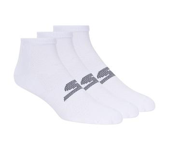 White Skechers Extended Size Microfiber Low Cut - 3 Pack | 21890_USA