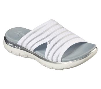 White Skechers Flex Appeal 2.5 - Right Sheer | 4676B_USA