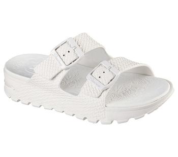 White Skechers Foamies: Arch Fit Footsteps - Hi'Ness | 4155G_USA