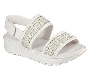 White Skechers Foamies: Footsteps - How Extra | 4078B_USA