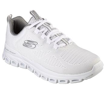 White Skechers Glide-Step - Fasten Up | 5200A_USA