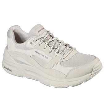 White Skechers Global Jogger - Full Envy | 6847X_USA