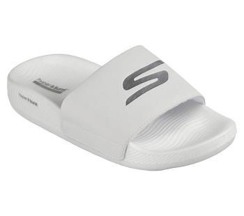 White Skechers Hyper Slide - Superb | 4517E_USA