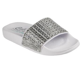 White Skechers Pop Ups - New Spark | 5505E_USA