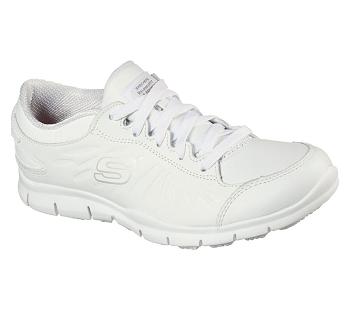 White Skechers Relaxed Fit: Eldred - Dewey SR | 4846S_USA
