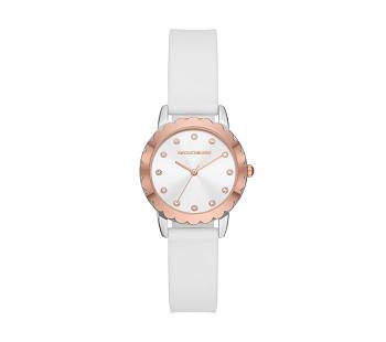 White Skechers Scalloped Bezel Watch | 3644W_USA