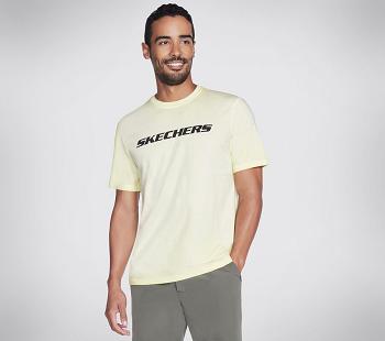 Yellow Skechers Apparel Breakers Crew | 3189D_USA