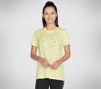 Yellow Skechers Diamond Status Burnout Tunic | 46725_USA