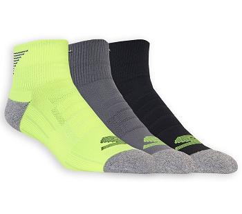 Yellow Skechers Quarter Crew Athletic - 3 Pack | 1800L_USA